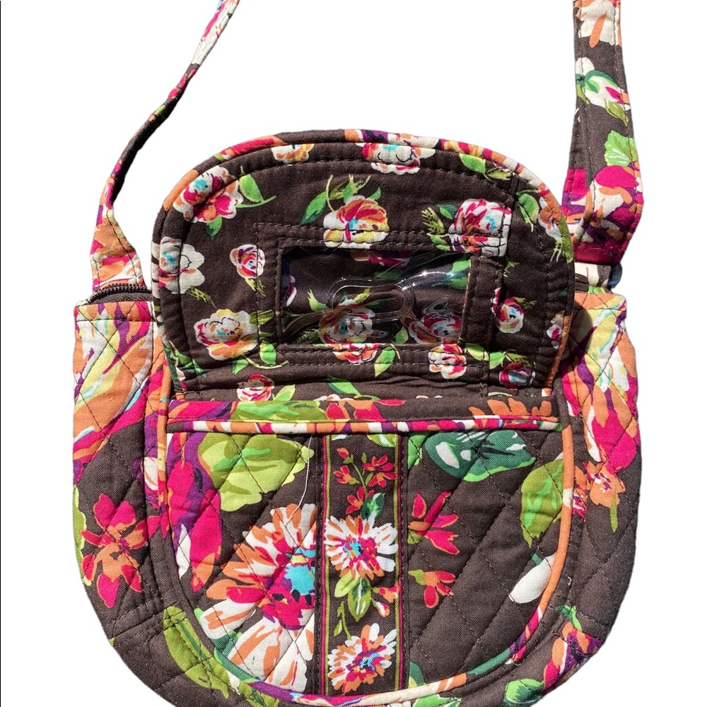 Vera Bradley Lizzie Mini Saddlebag Crossbody English … Gem